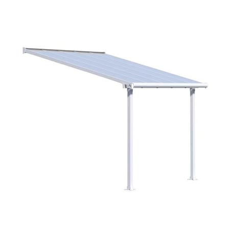 Palram Palram - Canopia HG8810W 10 x 10 in. Olympia Patio Cover - White HG8810W